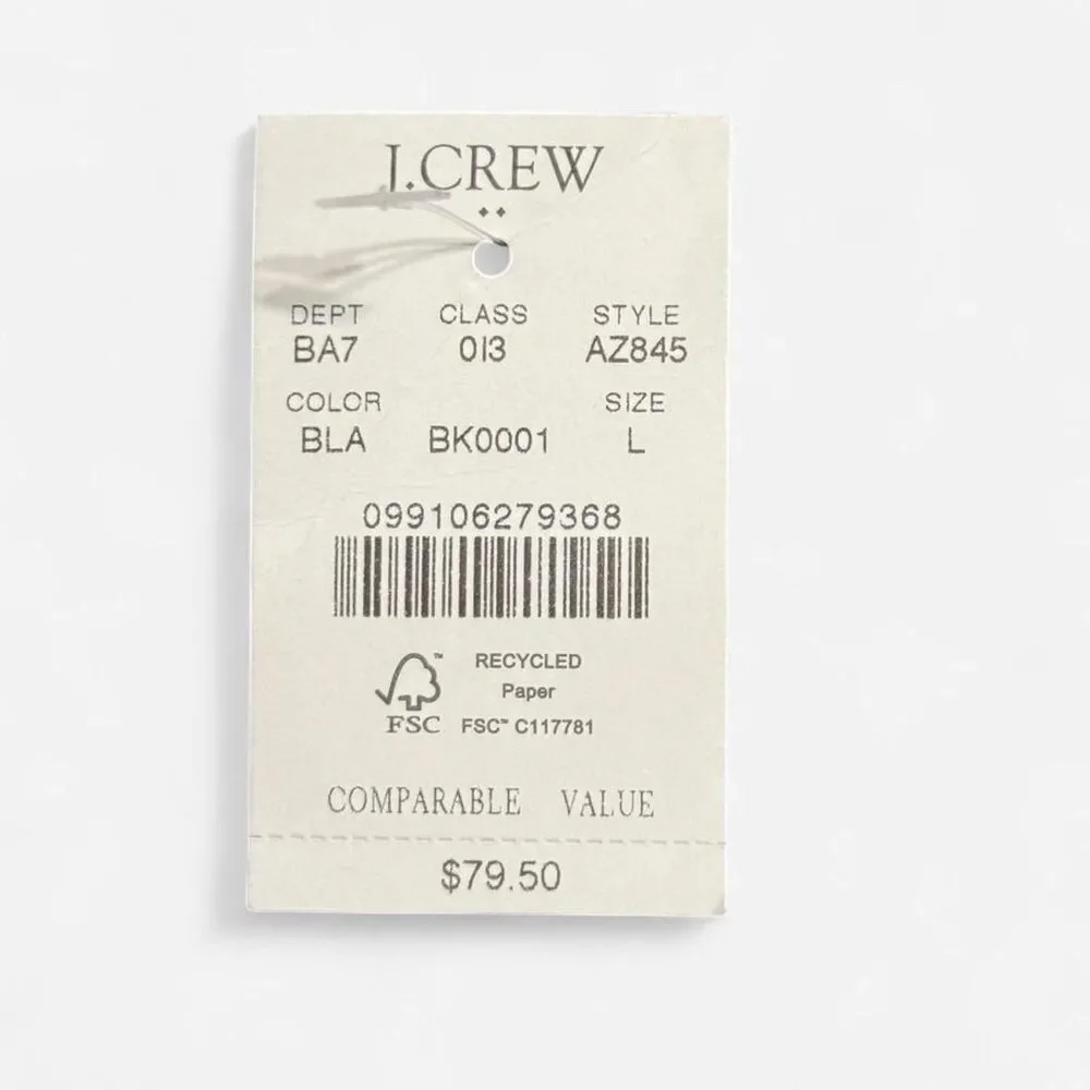 Jcrew Men's Black Trousers